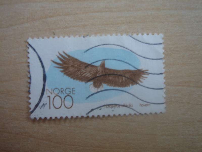 1970 Norway - Eagle 100 used, stamped