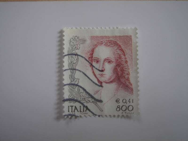 2003 Italia - Women in Art 0,41 EURO - used, stamped