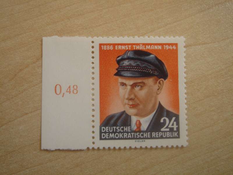 1954 DDR MiNr 432 Y II MNH with border