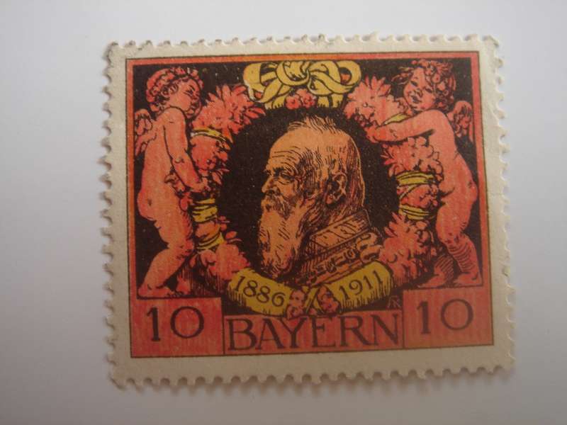 1911 Bayern - Prinzregent Luitpold MiNr 93 A mint, hinged