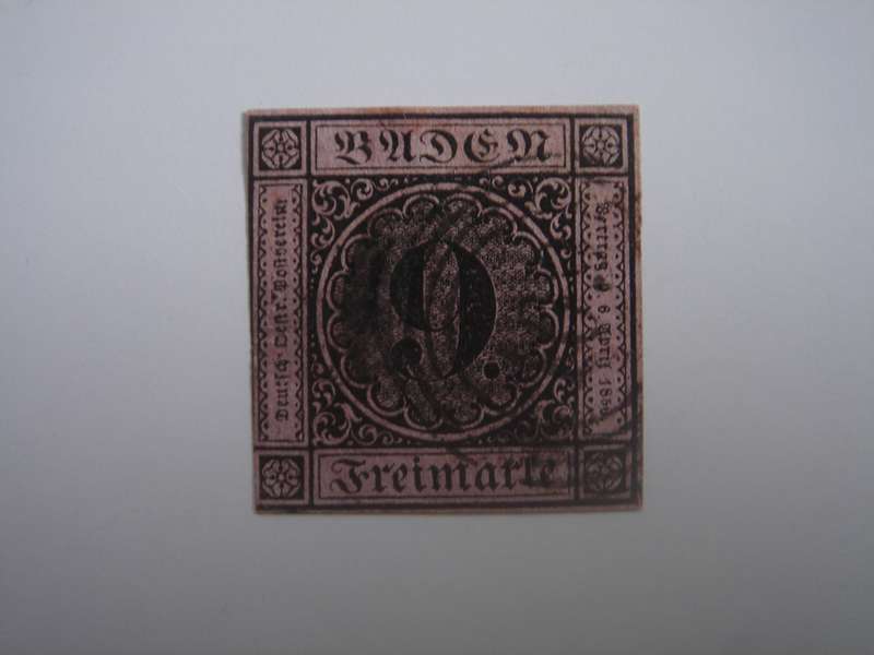 1851 Baden - Numerals 9 Kr - MiNr 4 a used, stamped