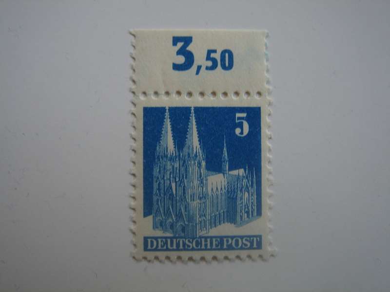1948 Bizone MiNr 75 wg with border (OR) MNH