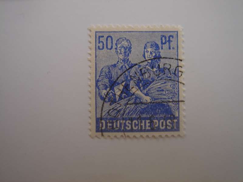 1947 Allied Occupation Zone MiNr 955 used, stamped