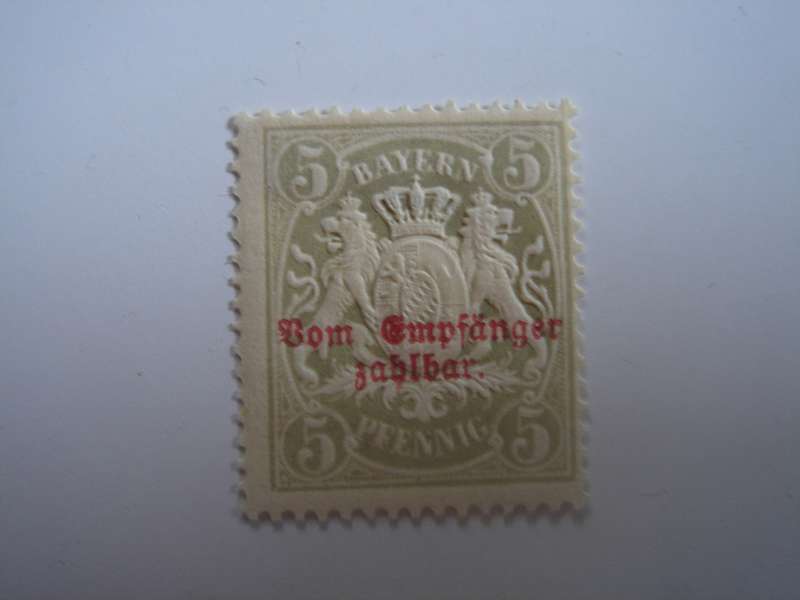 1903 Altdeutschland - Bayern - Portomarken MiNr 11 A x mint, hinged