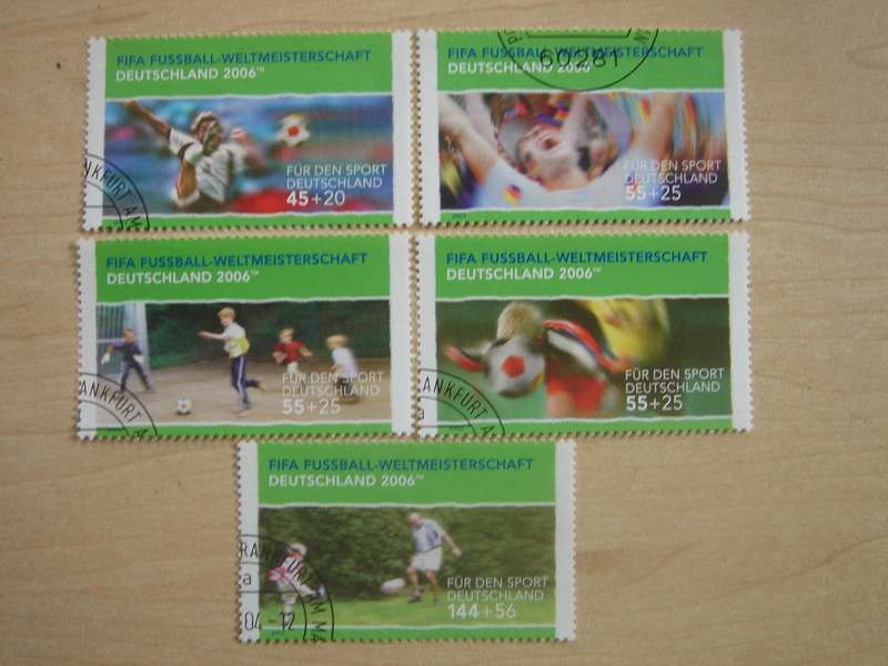 2003 Deutschland MiNr 2324-2328 used, stamped