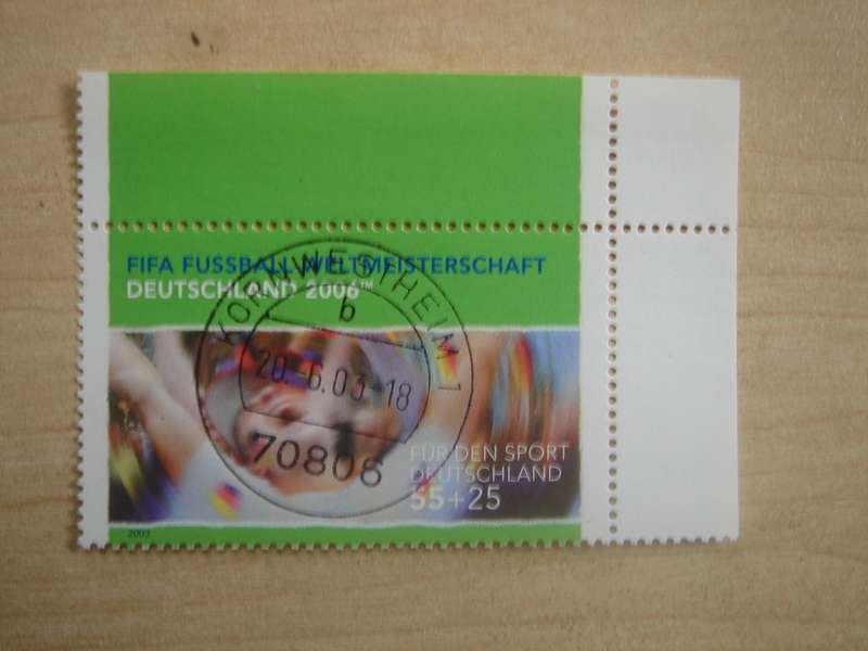 2003 Deutschland MiNr 2328 used corner piece, stamped