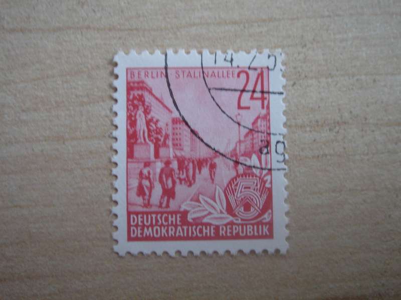 1953 DDR MiNr 371 X II used, stamped