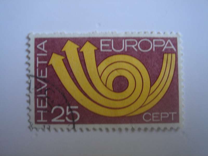 1973 HELVETIA - Europa 25 - SG867 used, stamped