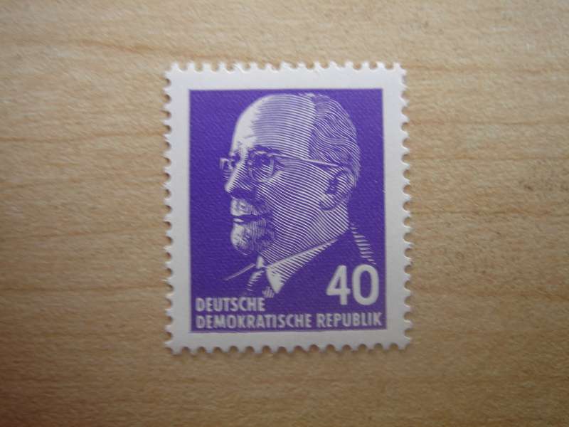 1972 DDR - Walter Ulbricht MiNr 936 X y II MNH