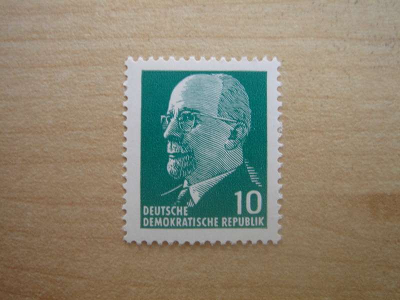 1971 DDR - Walter Ulbricht MiNr 846 X y II MNH