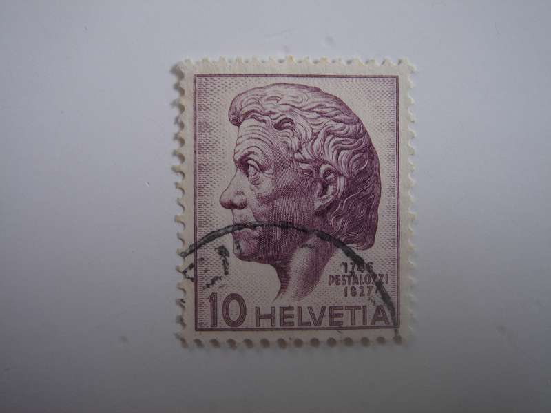 1946 Helvetia - Pestalozzi - SG465 used, stamped