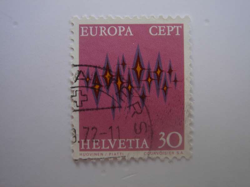 1972 HELVETIA - Europa SG829 used, stamped
