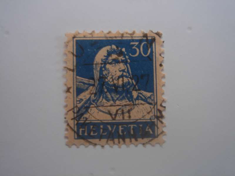 1910 Helvetia - Wilhelm Tell SG329 used, stamped