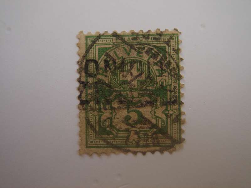 1882 Helvetia - Numeral - SG196 used, stamped