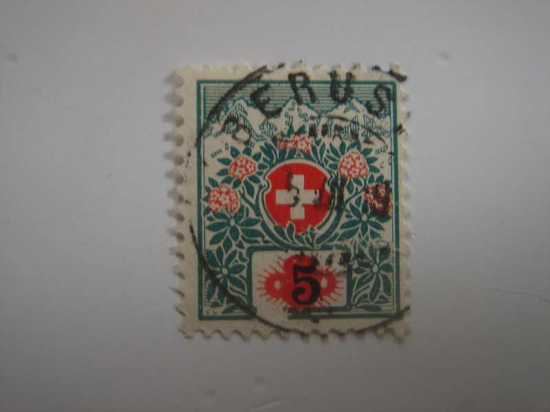 1916 HELVETIA - Postage Due Stamp optd SG D299 used, stamped