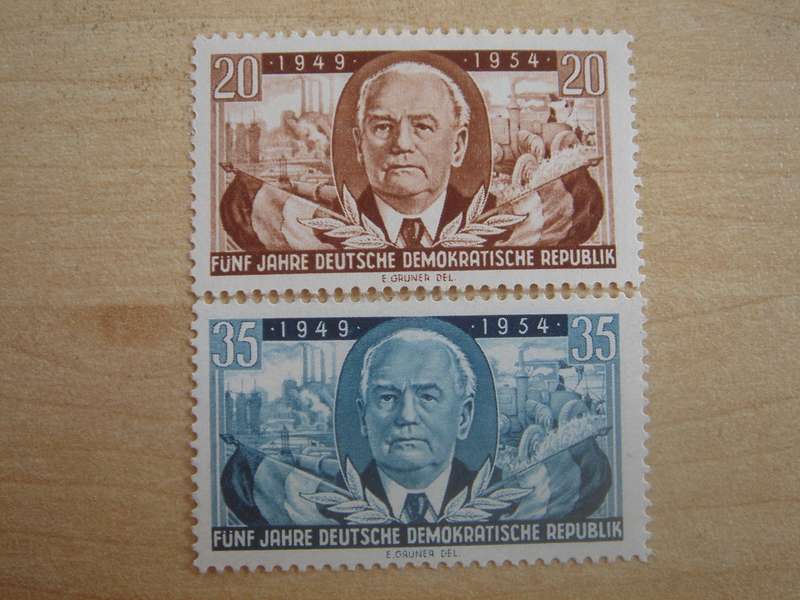 1954 DDR MiNr 443-444 X II MNH