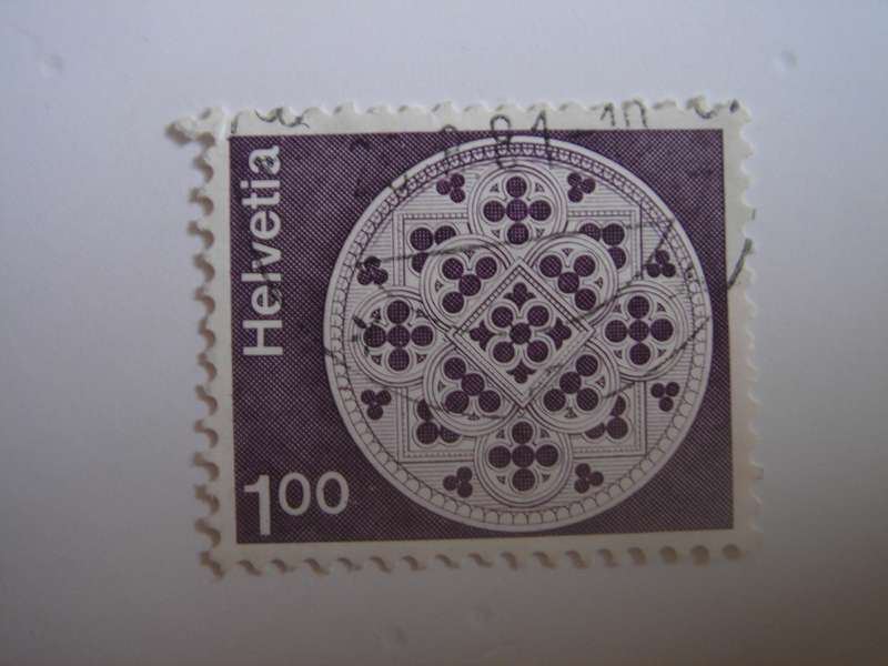 1973 Helvetia - SG858 used, stamped