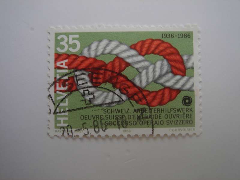 1986 Helvetia - AHW 35 used, stamped