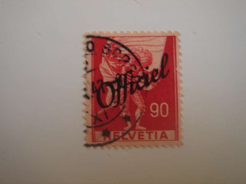 1942 Helvetia - Official Stamp SG O 441 used, stamped