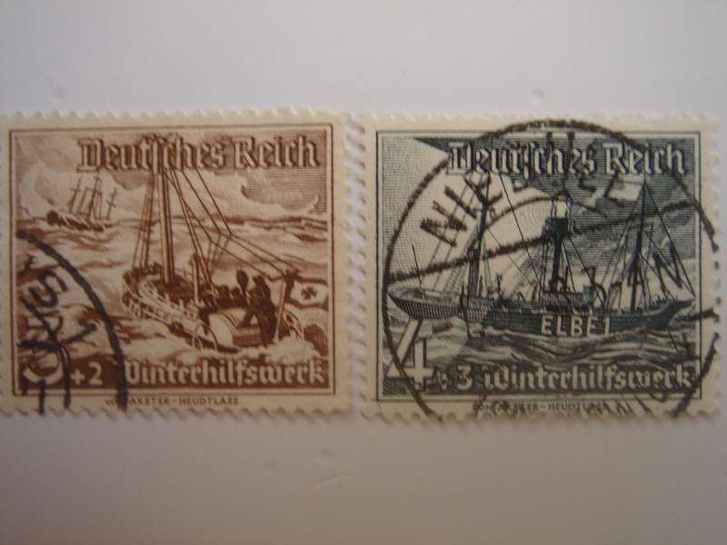 1937 Deutsches Reich MiNr 651-652 used, stamped