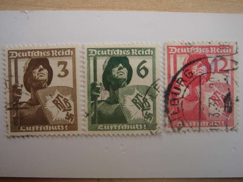 1937 Deutsches Reich MiNr 643-645 used, stamped