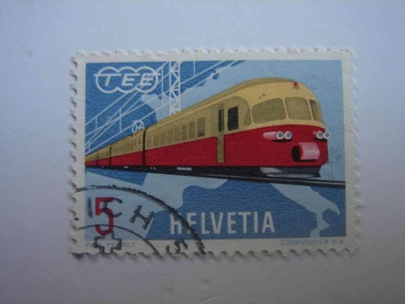 1962 Helvetia - TEE - MiNr 747 used, stamped