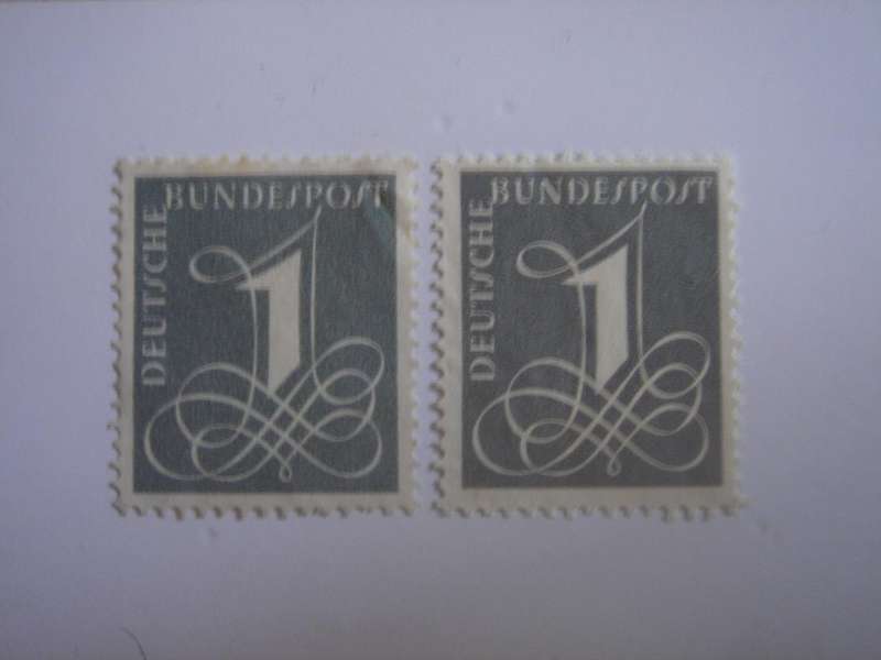 1958/63 BRD MiNr 226 x + y w used, not stamped