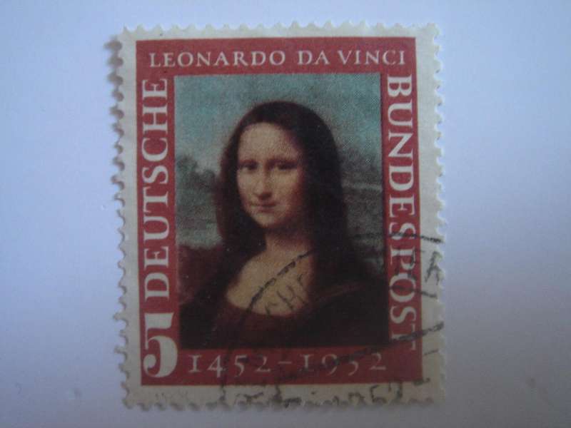1952 BRD Mona Lisa MiNr 148 II used, stamped