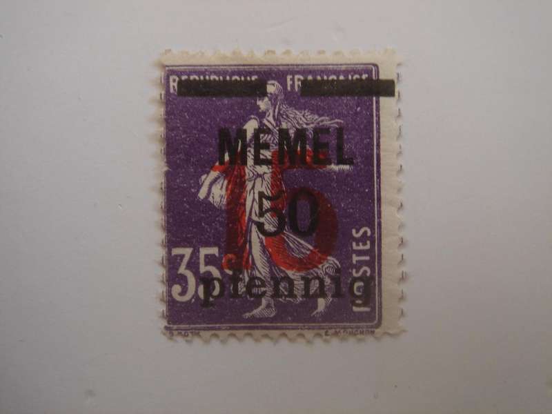 1921 Memelgebiet MiNr 48 mint, hinged