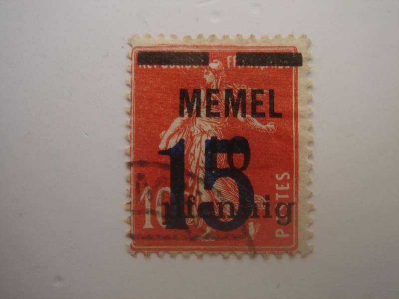 1921 Memelgebiet MiNr 34 used, stamped