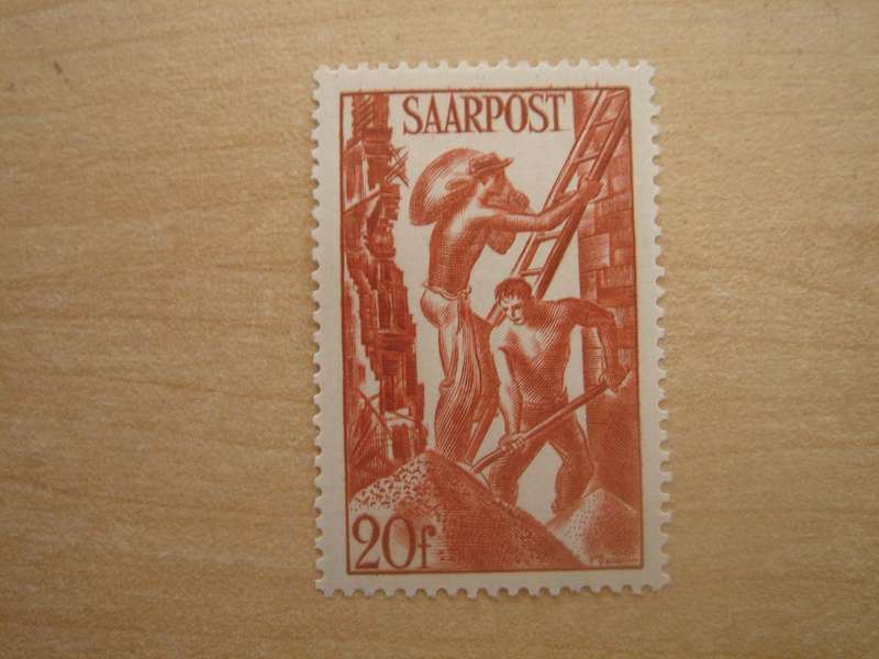 1948 Saarland MiNr 250 MNH