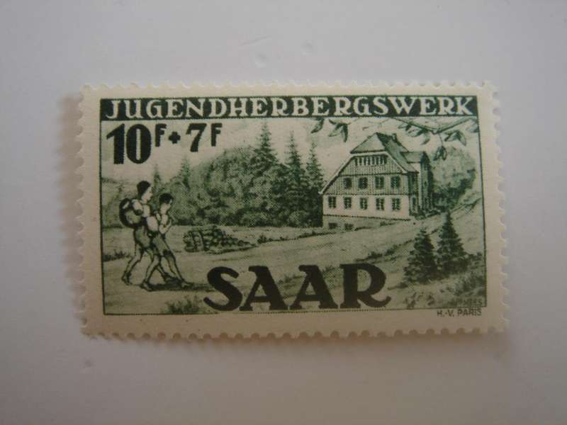 1949 Saarland MiNr 263 Type II MNH
