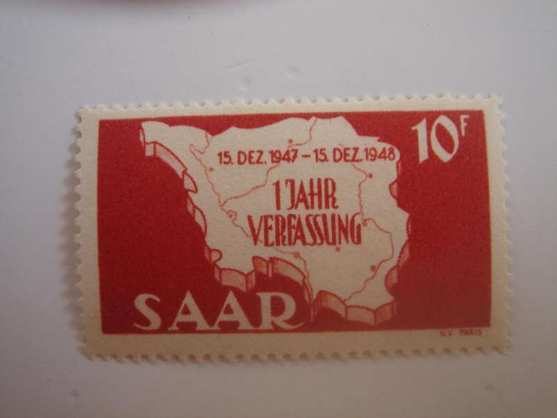 1948 Saarland MiNr 260 Type I MNH