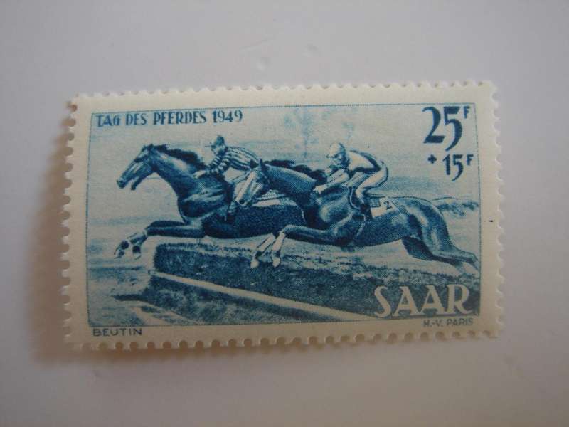 1949 Saarland MiNr 266 mint, hinged