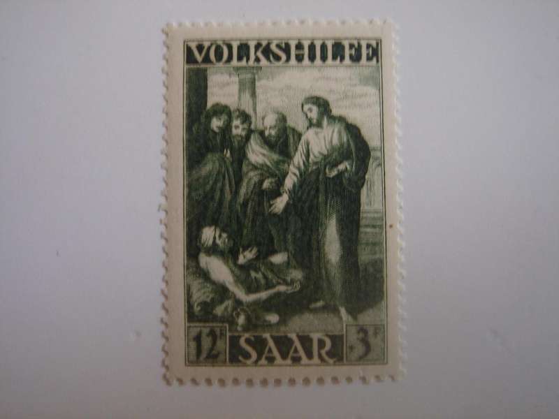 1949 Saarland Volkshilfe MiNr 268 MNH