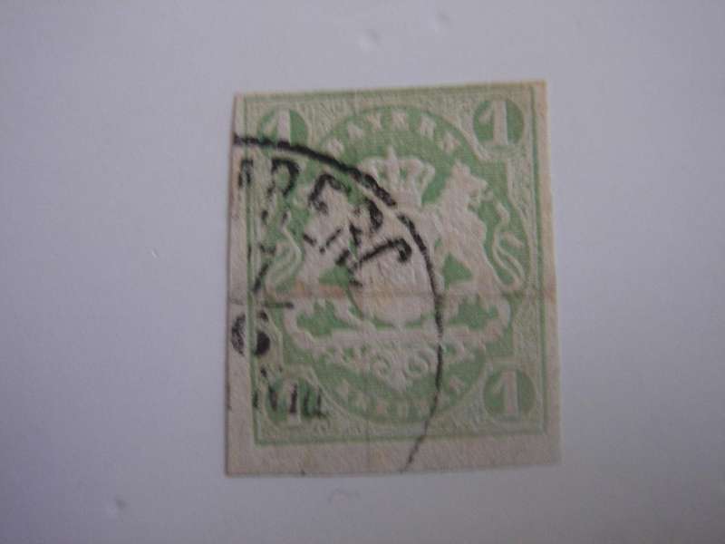 1867 Bayern - Coat of Arms MiNr 14 a used, stamped