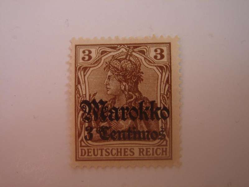 1906 Deutsche AuslPost - Marokko MiNr 34 unused, hinged