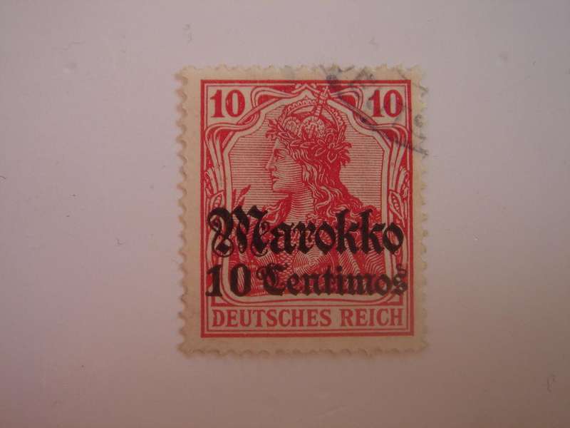 1906 Deutsche AuslPost - Marokko MiNr 36 used, stamped