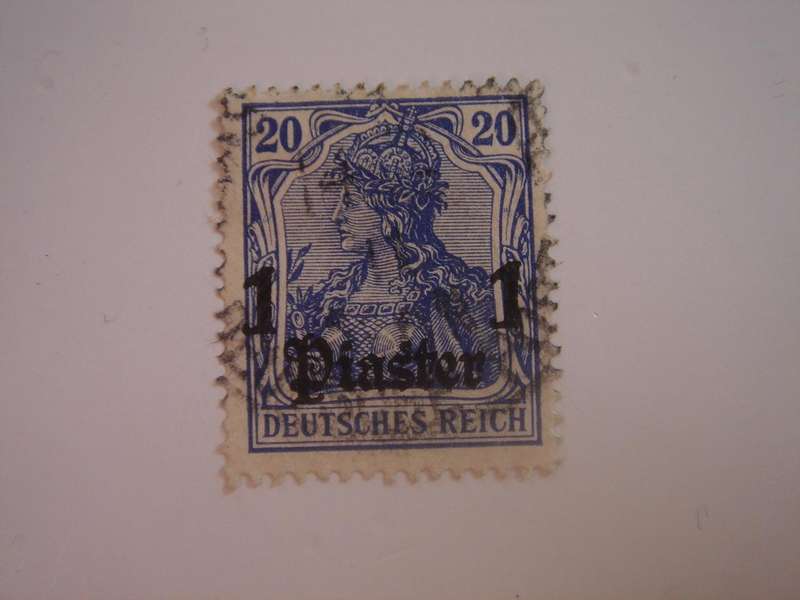 1908 Deutsche AuslPost - Tuerkei MiNr 38 a used, stamped