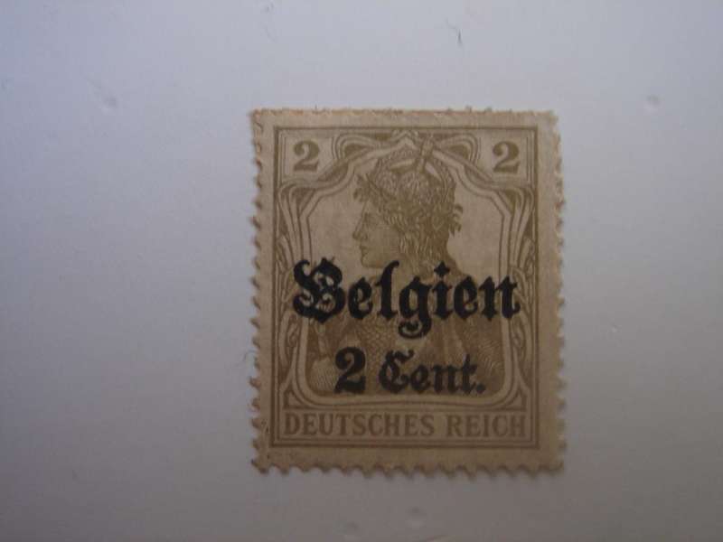 1916/18 Deutsches Reich - Belgien MiNr 10 used, not stamped