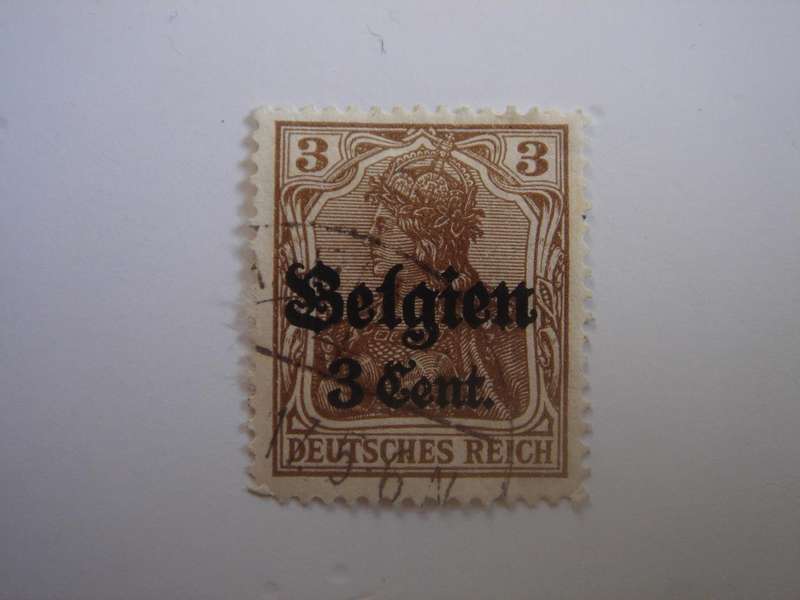 1916/18 Deutsches Reich - Belgien MiNr 11 a I used, stamped