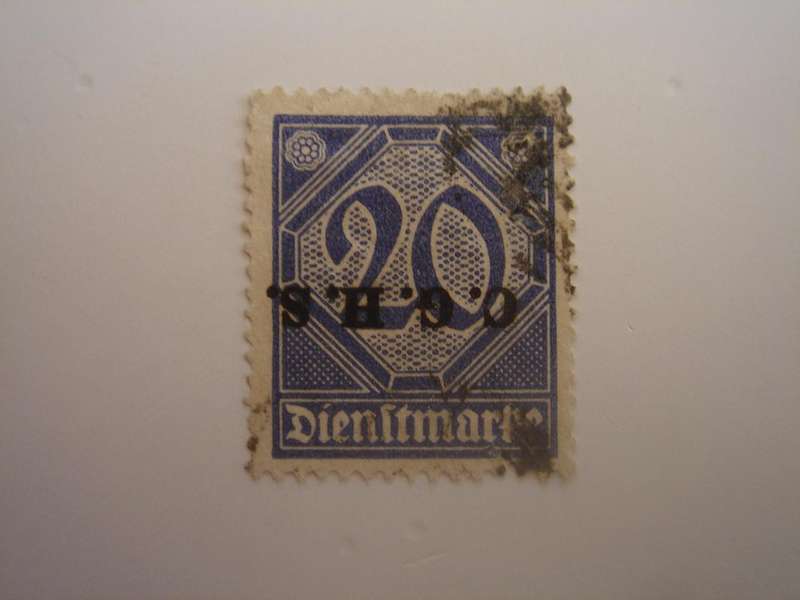 1920 Oberschlesien - Dienstmarke optd - MiNr 11 used, stamped