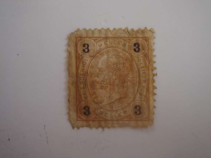1899 Austria - Numerals 3 H - SG140 used