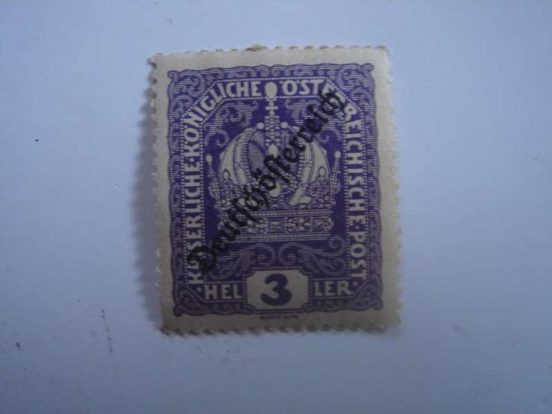 1918 Austria - Imperial Crown optd SG299 mint, hinged