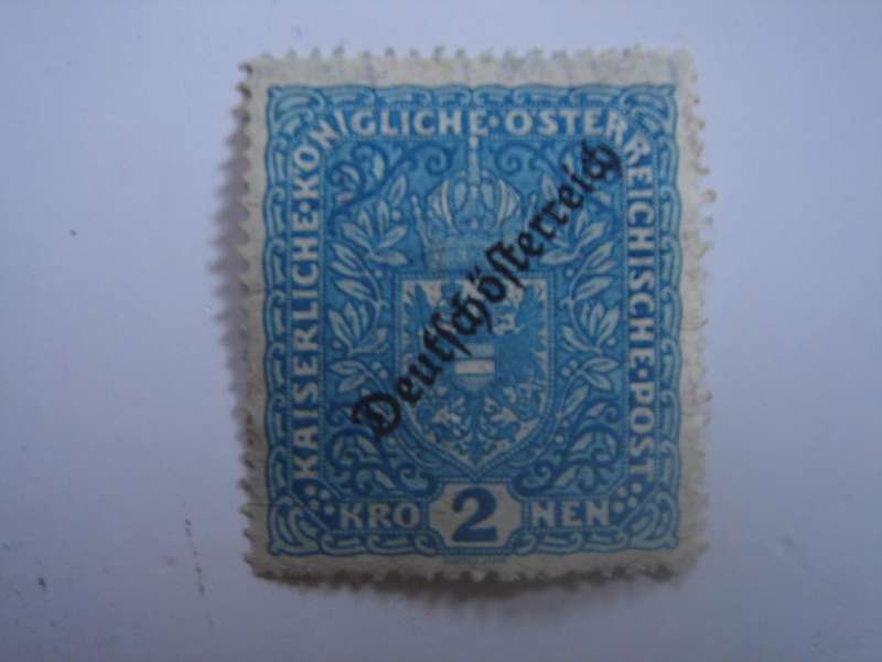 1918 Austria - Imperial Crown optd SG314 mint, hinged