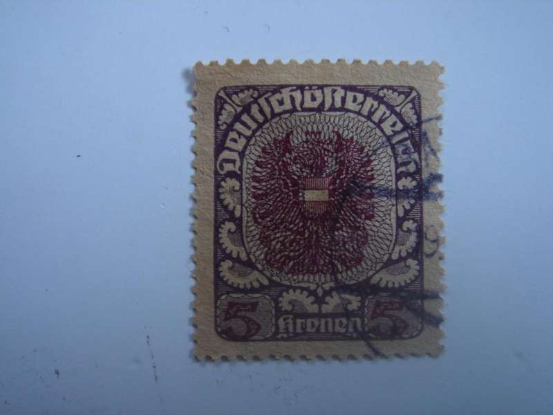1920 Austria - Coat of Arms SG408 used, stamped