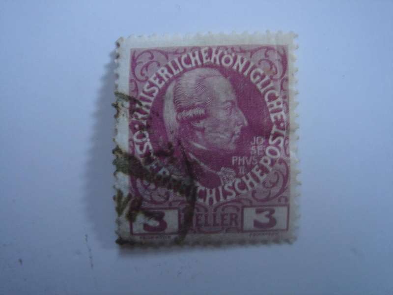 1908 Austria - Joseph II SG191 used, stamped