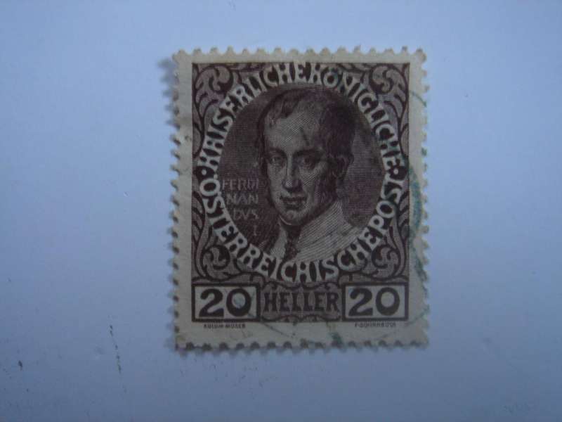 1908 Austria - Ferdinand SG196 used, stamped