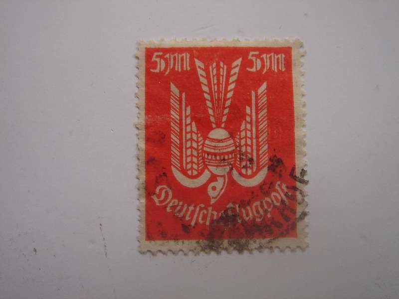 1923 Deutsches Reich Flugpostmarke MiNr 263 used, stamped