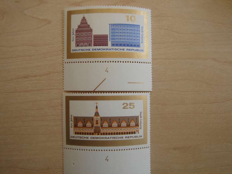 1965 DDR MiNr 1126-1127 MNH with border